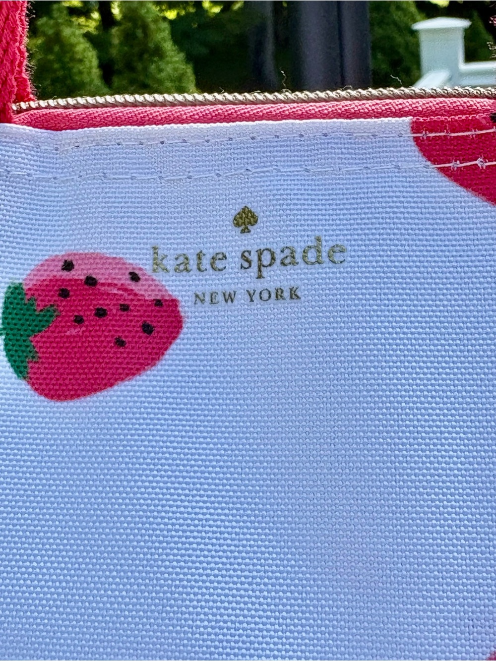 NWT Kate Spade Strawberry Lunch Bag - Picture 3 of 6